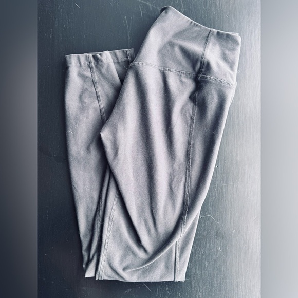 NIKE DRI-FIT Blue Athletic Leggings Gray - Picture 6 of 8